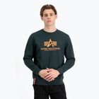 Férfi Alpha Industries Basic sötét petrol színű pulóver