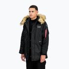 Alpha Industries férfi dzseki N3B Airborne kapucnis fekete