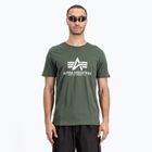 Alpha Industries férfi Basic sötét olajzöld póló