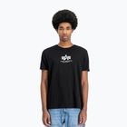 Férfi Alpha Industries Basic Mid Logo póló fekete