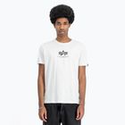 Alpha Industries férfi Basic Mid Logo póló fehér