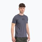Alpha Industries férfi Basic Mid Logo szürke/fekete/fekete póló