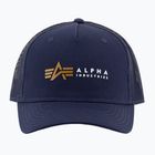 Férfi Alpha Industries Label Trucker baseball sapka rep.blue