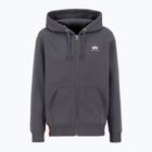 Férfi pulóver Alpha Industries Basic Zip SL vintage grey