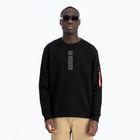 Férfi Alpha Industries fényvisszaverő pulóver fekete