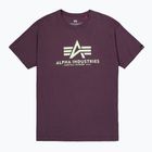 Férfi póló Alpha Industries Basic plum