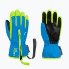 Gyerek síkesztyűk Reusch Ben brilliant blue/safety yellow