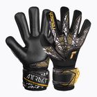 Reusch Attrakt Silver NC Finger Support Junior black/gold/white/black gyerek kapuskesztyű