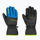 Gyerek síkesztyű Reusch Alan Junior black/brilliant blue/safety yellow