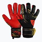 Reusch Attrakt Freegel Silver Junior gyermek kapuskesztyű fekete/arany/tüzes piros