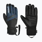 Férfi síkesztyűk Reusch Booster Gore-Tex black/dress blue