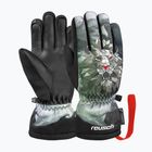 Gyerek síkesztyűk Reusch Carter R-Tex XT blck/silver/fluo red