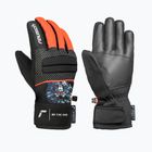Gyerek síkesztyűk Reusch Warrior R-Tex XT Junior black/silver/fluo red