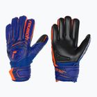 Reusch Attrakt Infinity Finger Support Junior gyermek kapuskesztyű sharp blue/shocking orange/black