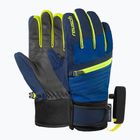 Gyerek síkesztyűk Reusch Leo R-Tex XT black/imperial blue/safety yellow
