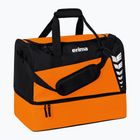 Sporttáska ERIMA Six Wings Sports Bag With Bottom Compartment 60 l orange/black