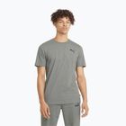 Férfi PUMA Ess Small Logo Tee közepes szürke heather/közepes szürke heather/macska póló