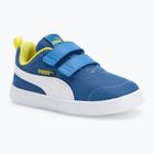 PUMA Courtflex v2 Mesh V Inf star shappire/puma fehér gyermekcipő