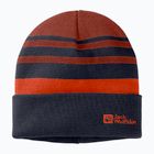 Jack Wolfskin Stripy Knit gyermek téli sapka éjszakai kék