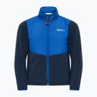 Jack Wolfskin Haldor Hybrid ropogós kobalt gyermek kabát