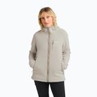 Női polár pulóver Jack Wolfskin Cradle Mountain Pile Full Zip világos homok