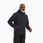 Férfi túrapulóver Jack Wolfskin Lake Ridge kapucnis fekete