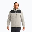 Férfi Jack Wolfskin Kammweg Pile Fz polár pulóver világos homokszínben
