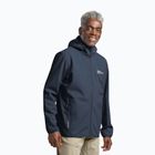 Férfi softshell dzseki Jack Wolfskin Bornberg Hoody midnight sky