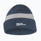 Gyerek téli sapka Jack Wolfskin Stripy Knit midnight sky