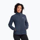 Női polár pulóver Jack Wolfskin Taunus 100 Full Zip midnight sky