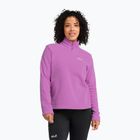Női polár pulóver Jack Wolfskin Taunus 100 Half Zip foxglove