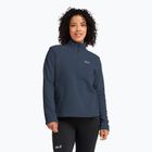 Női polár pulóver Jack Wolfskin Taunus 100 Half Zip midnight sky