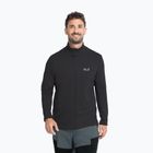 Férfi trekking pulóver  Jack Wolfskin Litestride Full Zip black