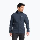 Férfi széldzseki Jack Wolfskin Wild Winds Hooded midnight sky