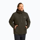 Férfi bélelt kabát Jack Wolfskin Wisper Ins obsidian moss