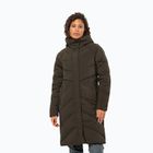 Női pehelykabát Jack Wolfskin Marienplatz Coat obsidian moss