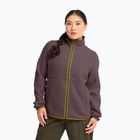 Női polár pulóver Jack Wolfskin Lite Curl Full Zip sheer plum