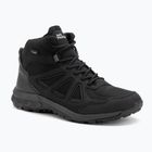 Férfi Jack Wolfskin Woodland 2 Texapore Mid fekete túracipő