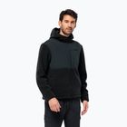 Férfi Jack Wolfskin Felslicht kapucnis fleece pulóver éjszakakék