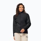 Jack Wolfskin női fleece pulóver High Curl fekete