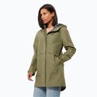 Női esőkabát  Jack Wolfskin Cape West Coat bay leaf