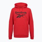 Férfi Reebok Identity Big Logo Fleece kapucnis pulóver vörös/fekete