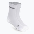Férfi kompressziós futó zoknimęskie CEP Ultralight Short carbon white