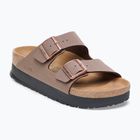 Papucsok BIRKENSTOCK Arizona Flex Platform Birko-Flor mocca
