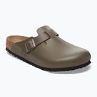 BIRKENSTOCK flip-flop Boston NL Regular sima bőr beton szürke