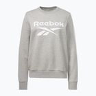 Női Reebok Identity Big Logo Fleece Crew pulóver közepes szürke szürke sörény