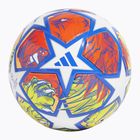 Futball labda adidas UCL League Junior 290 23/24 white/glow blue/flash orange méret 4