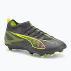 PUMA Ultra 5 Match FG/AG Jr gyermek futballcipő matt öregített ezüst/sárga riasztás/puma öregített ezüst