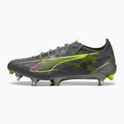 PUMA férfi futballcipő Ultra 5 Ultimate MxSG matt öregedő ezüst/sárga riasztás/sun struck