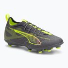 PUMA Ultra 5 Pro FG/AG Jr matt öregedő ezüst/sárga riasztás/sun struck gyermek futballcipő